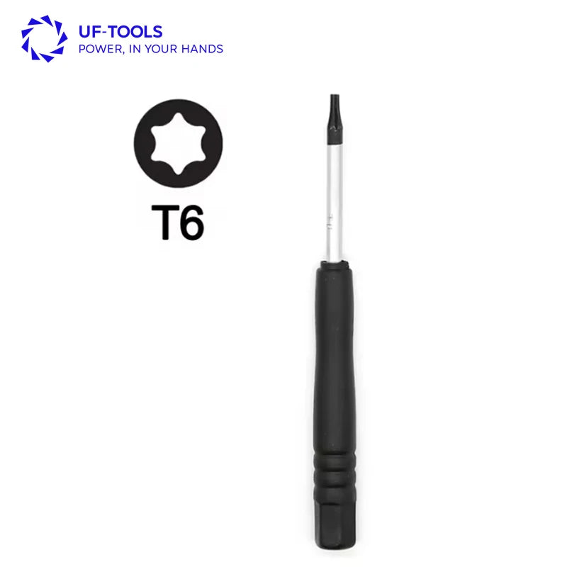 UFTOOLS Mini 301 T6 Torx Screwdriver 3*82mm Chrome Plated Industrial Plastic Handle DIY Customized OEM/ODM Support Model