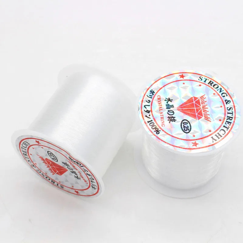 0.2-1.0 mm Good Thread Fish Line Without Elastic One Roll 6-100 Meters for DIY Jewelry Making Jewelry Findings & Components