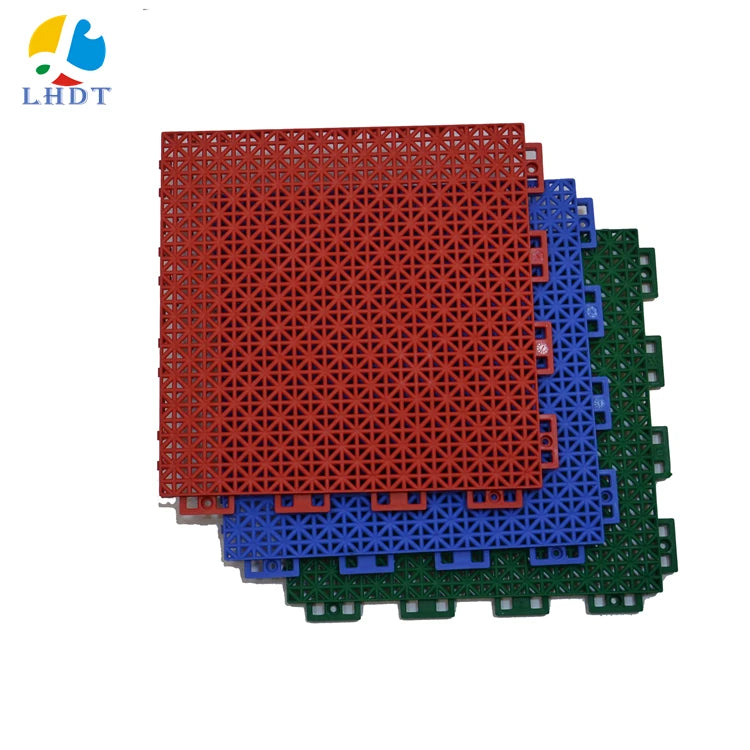 Plastic Mini Tennis Court Mat Polypropylene Sport Flooring Floating Basketball Court Suspended Ceiling