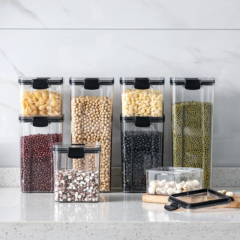 Pantry Organization Food Storage Containers With Airtight Lids Set of BPA Free