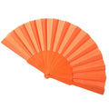 IN STOCK Cheap Price 23cm Advertising Fan Fabric Folding Plastic Hand Fan Chinese Hand Fan