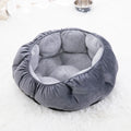 Luxury Soft Cotton Fluffy New Design Sleeping Sofa Bed for Cats & Dogs Waterproof  Anti-slip Round Design Pet Bed Accessory