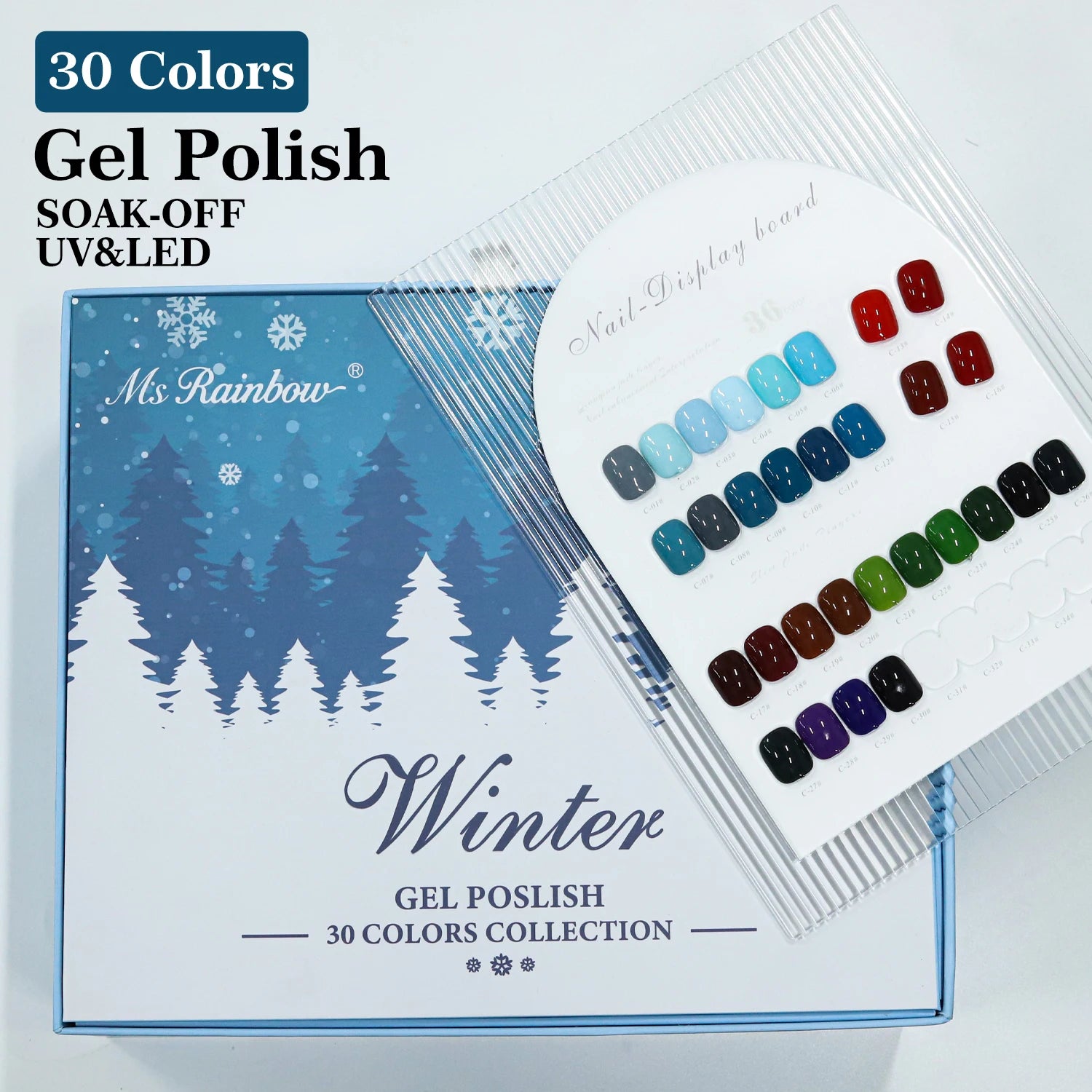 Ms rainbow Gel Polish Set Own Brand High Quality Low Odor Pure Nail Polish Set UV/LED Immersion Long Lasting Gel Nail
