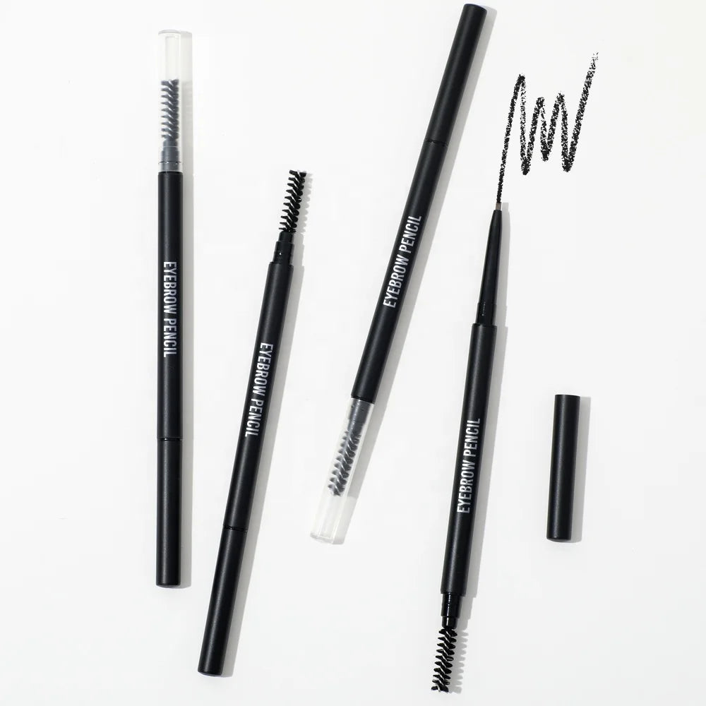 Your Own Label Custom Eyebrow Pen  Brow Pencil with Brush No Logo Long Lasting Waterproof Wholesale Oem Vegan Eyebrow Pencil