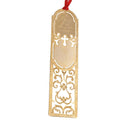 Custom Handmade Wholesale Laser Cut Metal Bookmark with Brand logo