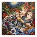 Ever Moment Diamond Painting Portrait Girl Flower Bird Resin Full Square Drill Mosaic Embroidery Decoration Leisure Home ASF2129