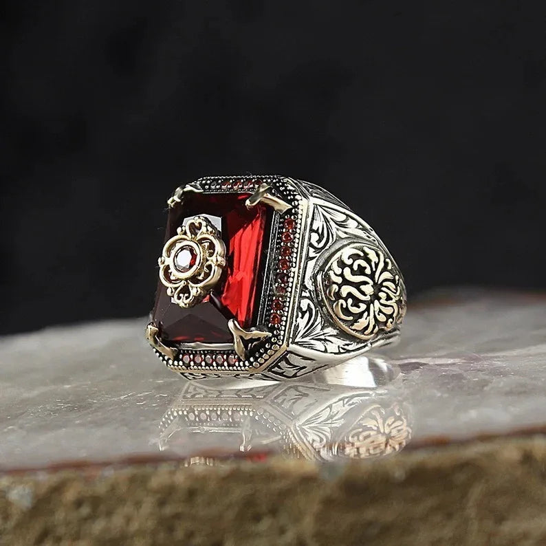 Trendy Hot Sale Zircon Mens Wedding Ring for Men Engagement Ring Jewelry