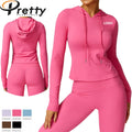 2024 New Arrival Spring Women's Hoodies & Sweatshirts Custom Logo Gym Fitness Training & Jogging Wear Yoga Hoodies for Women