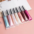 Moisturizing Shining Shimmer Glitter Lip Glaze Lip Satin Crystal Jelly Tube Clear Lip Gloss Vendor