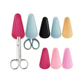 Scissors PU Leather Sheath Safety Leather Scissors Cover Protector Colorful Sewing Scissor Pouch Holster