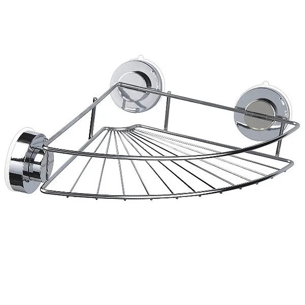 HONGDEC Modern Style Wall Mounted Stainless Steel Bathroom Corner Shelf Shower Caddy Organizer