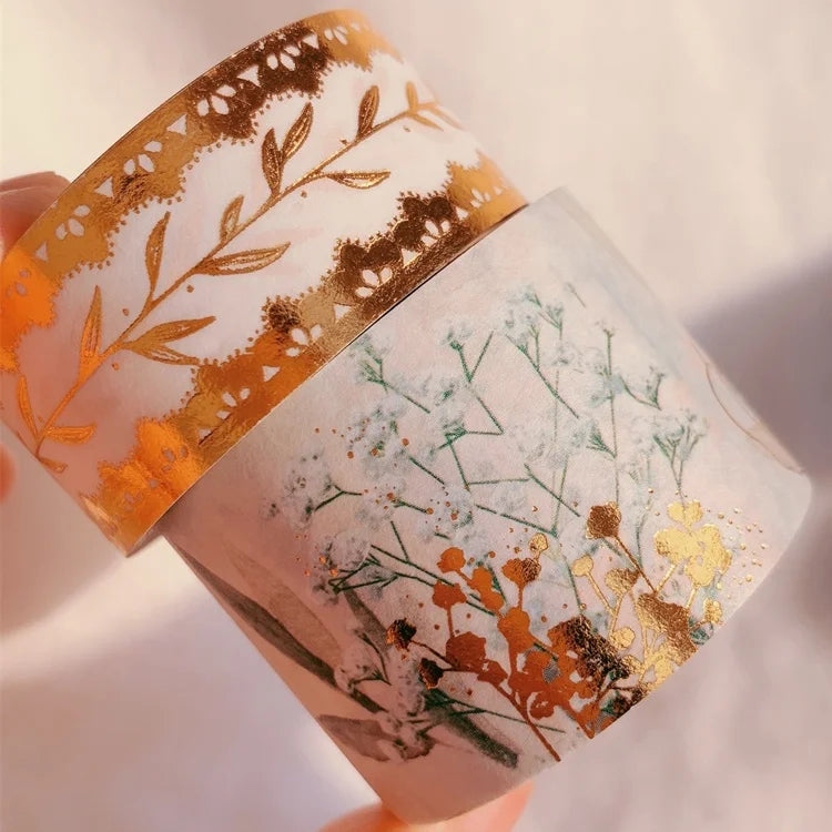 Custom Pattern Logo Washi Tape Decorative Adhesive Paper Stationery DIY Scrapbooking Gift Wrapping Bulk Wholesale Craft Supplies