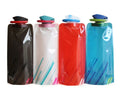 Foldable Water Bottle Outdoor Hiking Camping PE Water Bag Soft Flask Squeeze Portable Running Cycling Water Bags