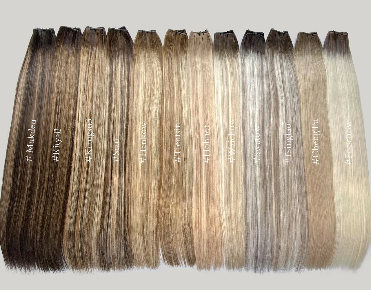 HaiYi New Arrival European Virgin Remy Double Drawn Smart Weft Genius Weft Human Hair Extension