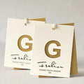 FSC Luxury Customized Hollow Out Paper Apparel Garment Swing Hangtags Clothing Hang Tag for Clothing Garment Tags
