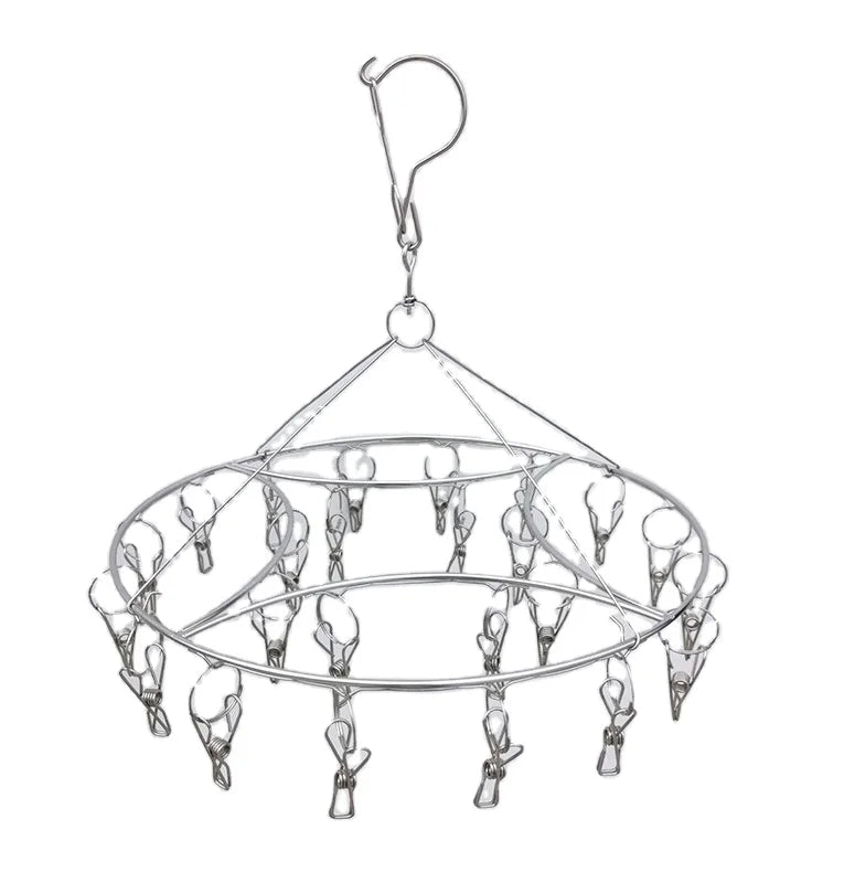 Bathroom Drying Sock Rack and Bowl Modern Stainless Steel Clothing Coat Hanger and Single Stainless Steel Socks Hanger