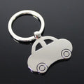 Customized Epoxy Logo Car Shape Keychain Metal Promotion Giveaway Keyring