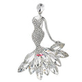 Customized Greek Association Brooch Zeta Phi Beta Crystal Rhinestone Women's Brooch Alloy Jewelry Souvenir