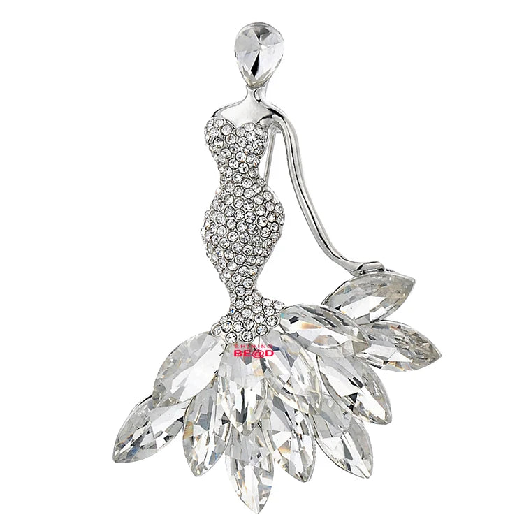 Customized Greek Association Brooch Zeta Phi Beta Crystal Rhinestone Women's Brooch Alloy Jewelry Souvenir