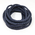 High Quality 4mm Thick Waxed Cotton Twisted Shoelaces Transparent Plastic Tips Customizable Length 7 Colors Printable Boots