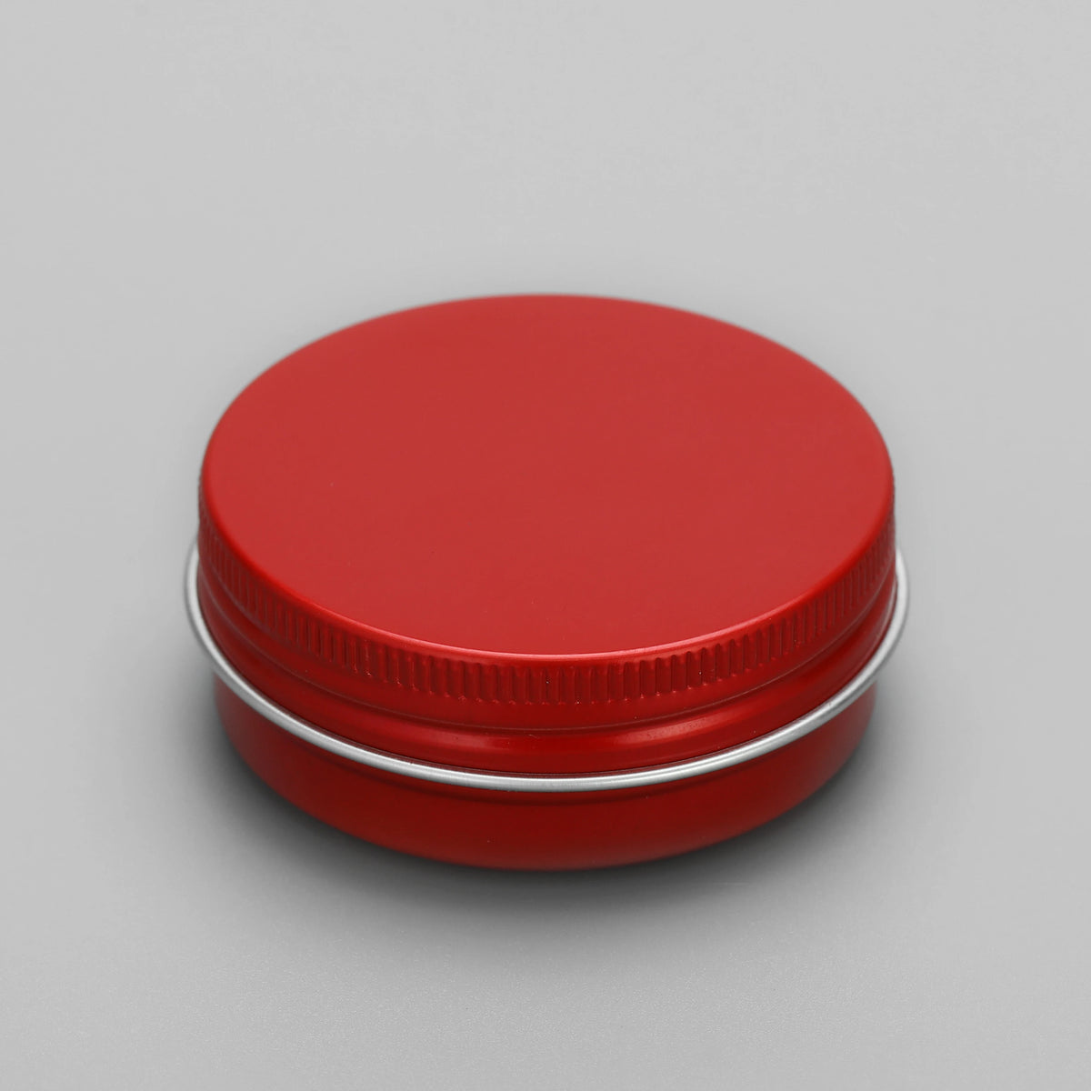 Aluminum Tin Jar Refillable Containers Clear Top Screw Lid Round Tin Container Bottle for Cosmetic Lip Balm Cream