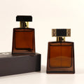 Factory New High Quality 30ml 50ml 100ml Amber Color Easy Crimpless Spray Glass Perfume Bottle Free Hand Sealing Tool