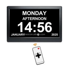 10 Inch Digital Day-Date Clock for the Visually Impaired
