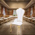 In Stock Stainless Steel Gold Hotel Banquet Wedding Chairs for Parties Restaurants Outdoor Events Direct From Factory