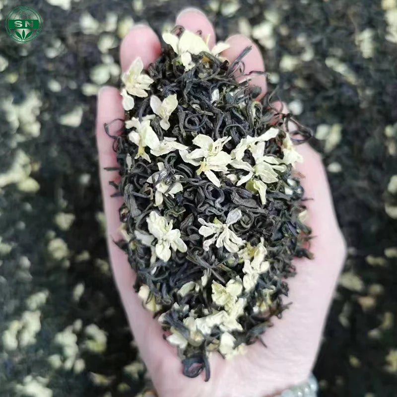 High Quality Blended Flavor Tea Jasmine Petal Mixed With Green Tea Tasty With Fragrance Jasmine Green Tea