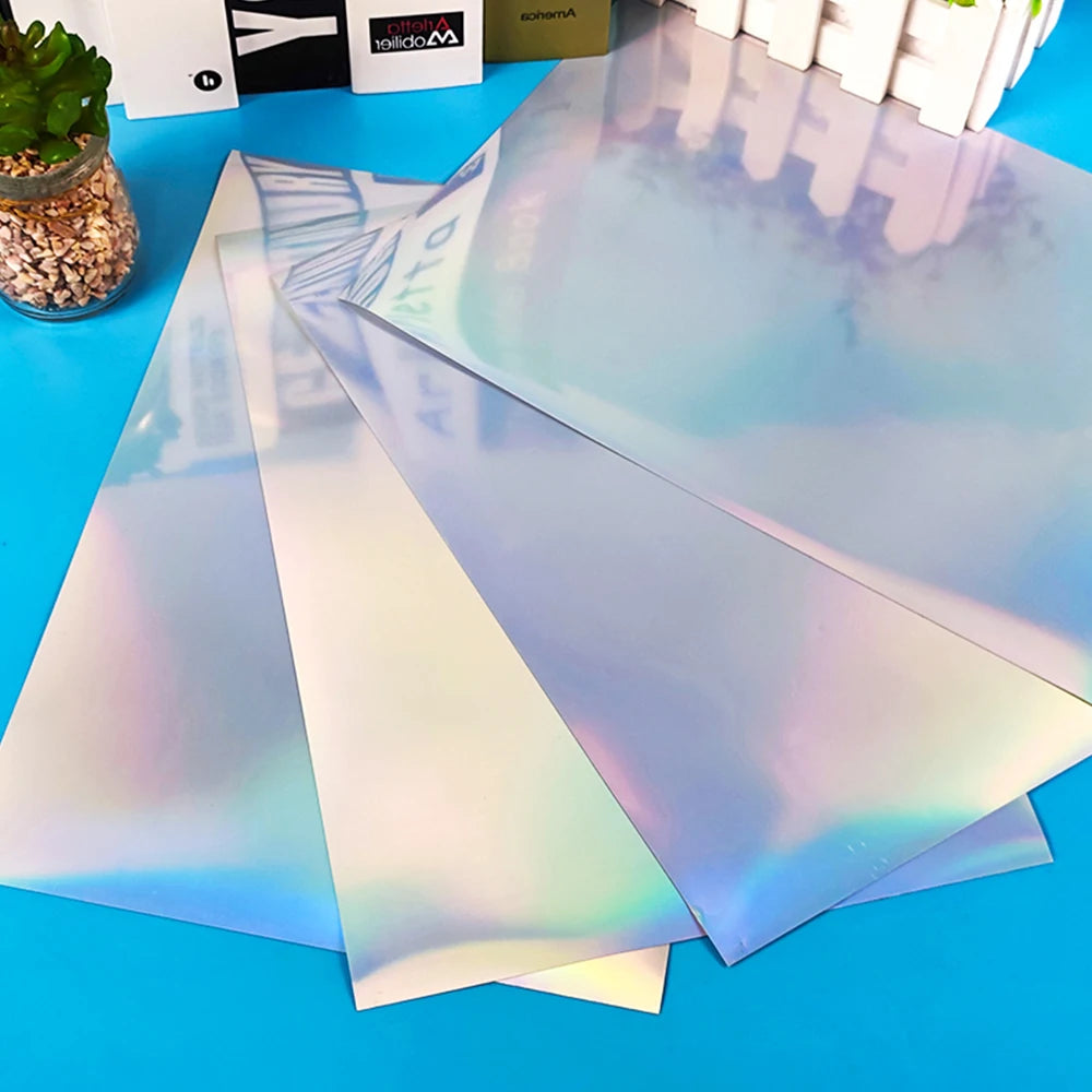 Fanyi 11X17 Custom Vinyl Holographic Security Paper Seal Sticker Wholesale Transfer Labels for Candle and Craft Use