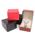 Custom logo Wholesale PU Leather Jewelry Bracelet Watch Gift Package Storage Box