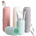 Travel Rinse Cup Set Portable Capsule Toothbrush Storage Box Creative Simple Dental Box Travel Brushing Cup
