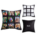 Sublimation Pillow Case Blank 4 Panel Soft Polyester 40*40CM Multi 9 Panel Sublimation Cushion Cover