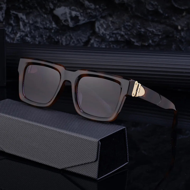 DOISYER Customizable Square UV400 Sunglasses Fashionable Pilot Style Designer Glasses PC Custom Logo for Women Men Wholesale