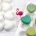 1010 Factory Stock Silicone Soap Mold Cake Mold Silicone Cake Mold Hand Made Soap Candle Mould 8 Hole Heart Sh