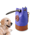 Juicepet Outdoor Dog Treat Bag Pouch Waterproof IP67 Oxford Cloth Leather Drawstring Holder Dispenser Attaching Clip Waist Bag