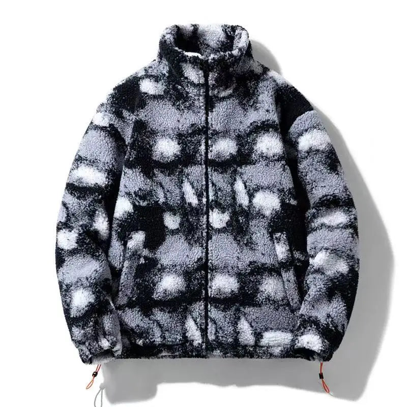 China Factory Mens Camouflage Custom New Fashion Winter Men Women Stand Warm Breathable Windproof Plus Size Fleece Jacket Unisex