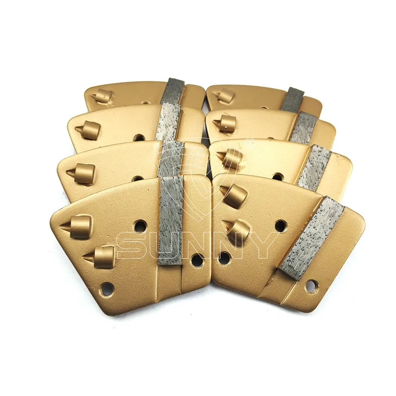 Trapezoid Diamond Shoes PCD  Grinding Disc  Diamond Grinding Tools Concrete Grinder Coating Removal