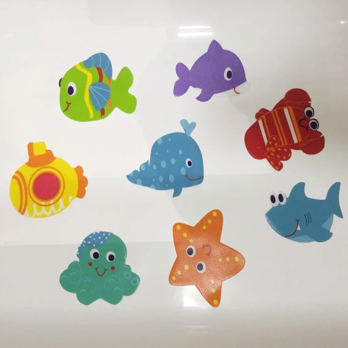 Heavy Duty Eco-Friendly Cartoon Bathtub Non-Slip Pressure Sensitive Adhesive Stickers Single Sided Acrylic for Kids