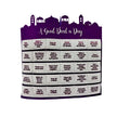Ourwarm Custom Ramadan Decorations Party Supplies Felt 30 Day Advent Countdown Eid Mubarak Calendar