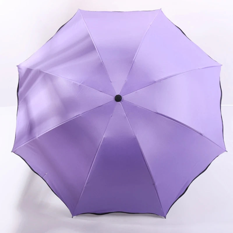 Minimalist Style Manual Fold Travel Umbrella for Women for Business Gifts