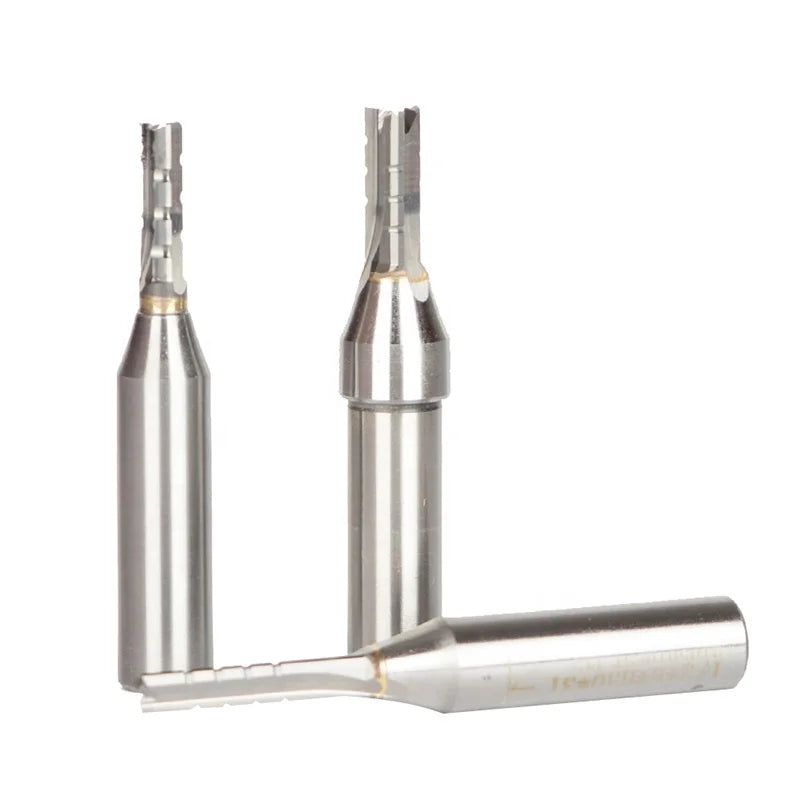 Factory Wholesale Price Solid Carbide Two Flutes TCT Slot Straight Bit Engraving Bit CNC Wood Router Bits