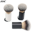 JDK Hot Synthetic Hair Shave Brush Varnished Plastic Handle Shaving Brush