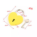 45*59mm Love Padlock Heart Shape Lock With Key