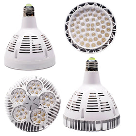 PAR38 LED Bulb Spotlights E27 45W 60W Floodlight Ultra Bright White Track Lights Bulbs for Indoor Shop Home Office Lighting