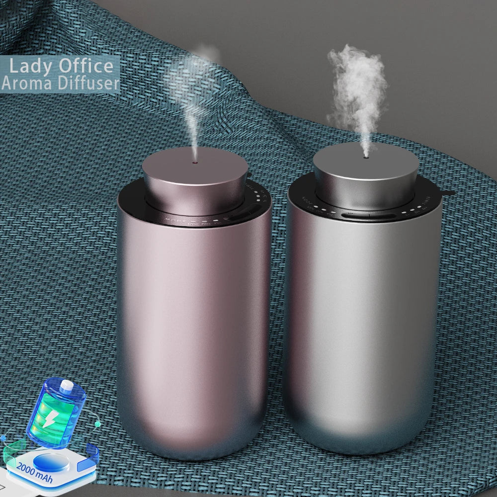 Portable Rechargeable Car Air Aromatherapy Aroma Diffuser Manufacture Brand Logo Bedroom Perfume Diffuser scent diffuser car