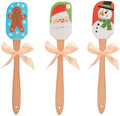 Cute Butter Silicone Cake Cream Spatula Set with Wooden Handle Kitchen Utensil Pastry Tools Baking Scraper Silicone Scraper