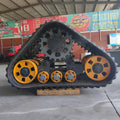 Construction Machinery Mini Triangle Rubber Tracks Assembly Tractor Harvester Rubber Track System Conversion Triangle Rubber