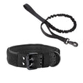 Wholesale 5cm Luxury Think Heavy Duty Strong Medium Large Pet  Tactical Dog Collar Metal Buckle