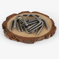 High Quality Electro Galvanized Industrial Grade U-Type Iron Nails Smooth Shank Flat Head SY Brand Model SYNA for Fence